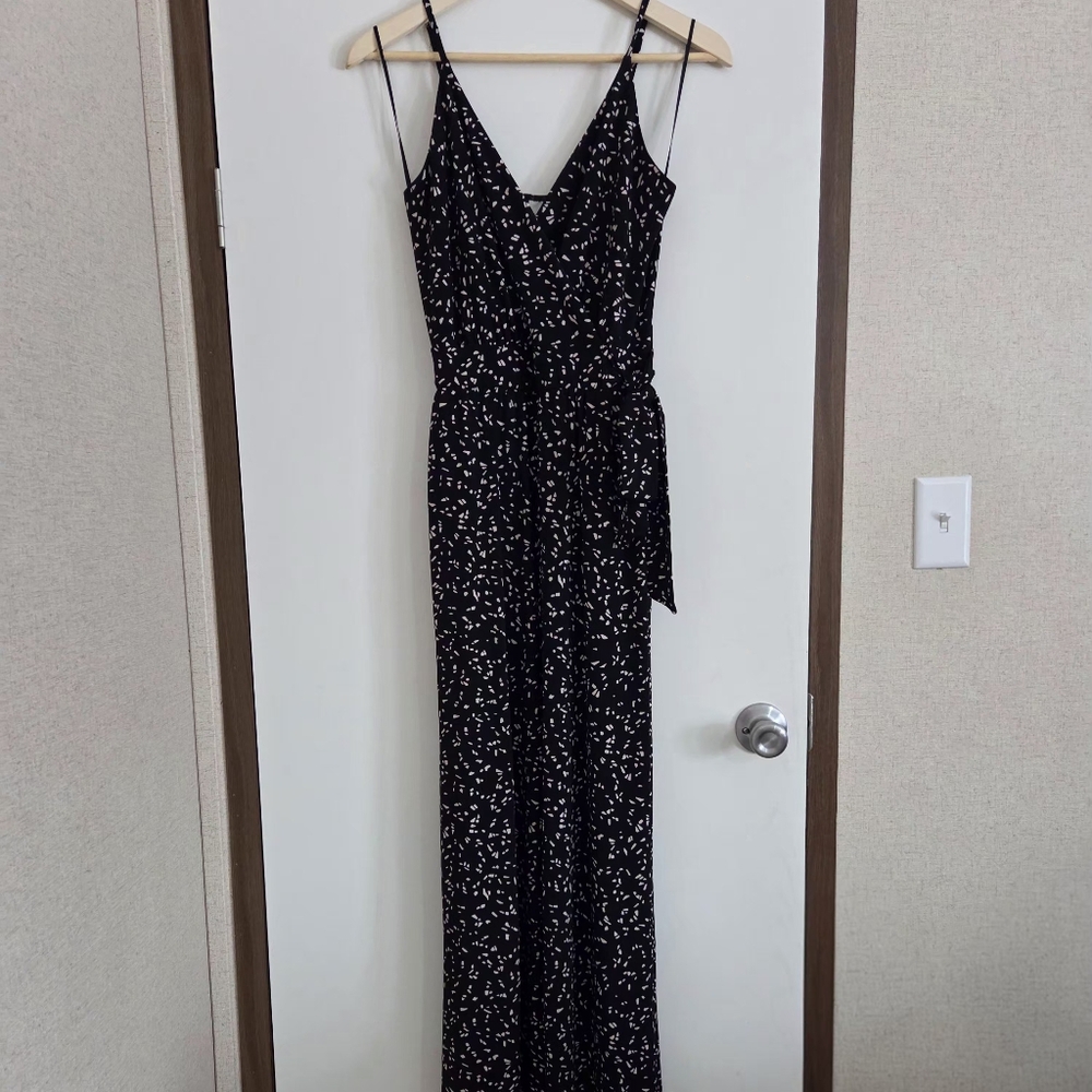 Kaileigh Black and White Romper W/ Pockets